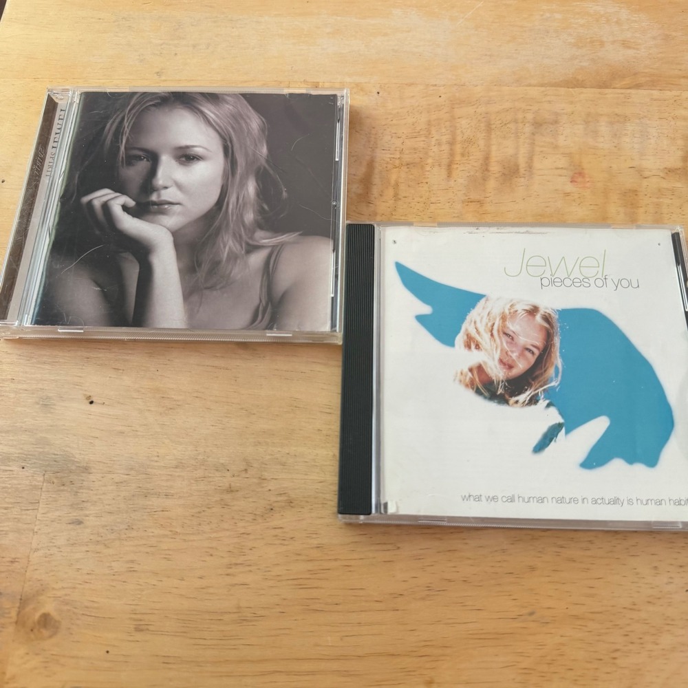 Jewel CD Lot Pieces of You and Spirit 90s Folk Pop Albums Atlantic Records